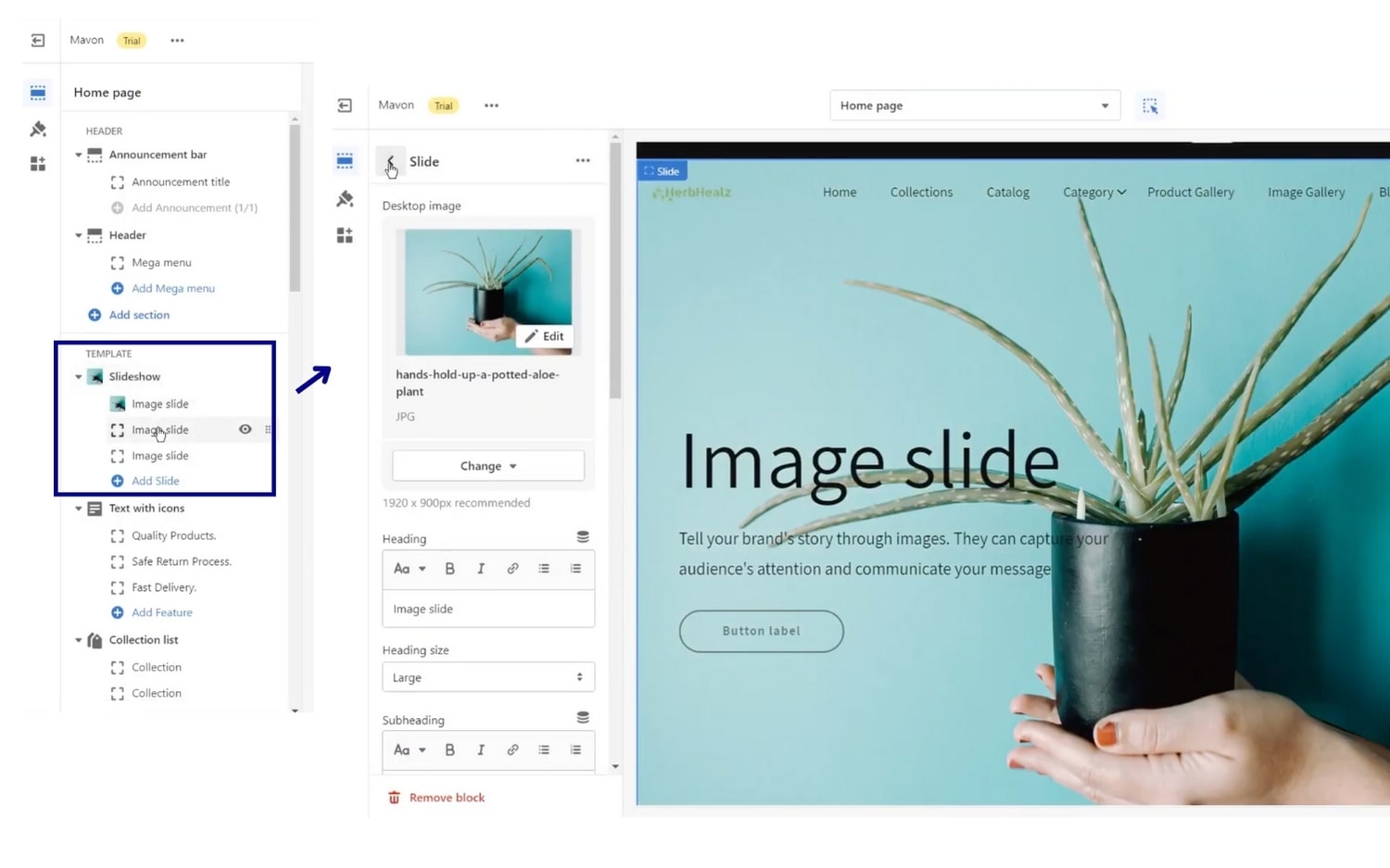 slideshow presets